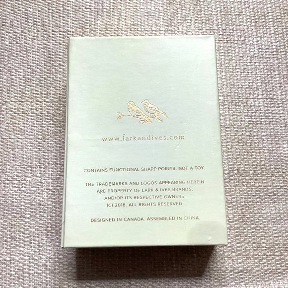 LARK & IVES COLLECTIVES THE GOLD MONOGRAM LYRICS PINS "C" - Picture 6 of 14